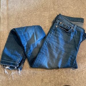 Hudson skinny destroyed jeans
